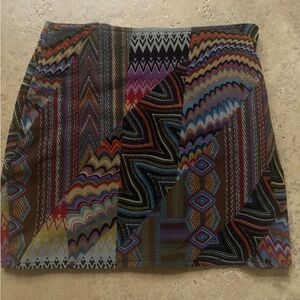 Vibrant Geometric Women's Mini Skirt